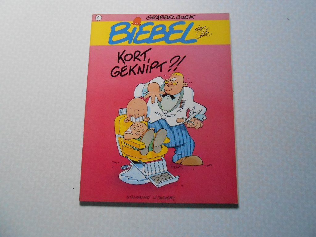 Biebel 9 Kort geknipt?! 1988 1 ste druk., Boeken, Eén stripboek, Nieuw, Ophalen of Verzenden, Legendere