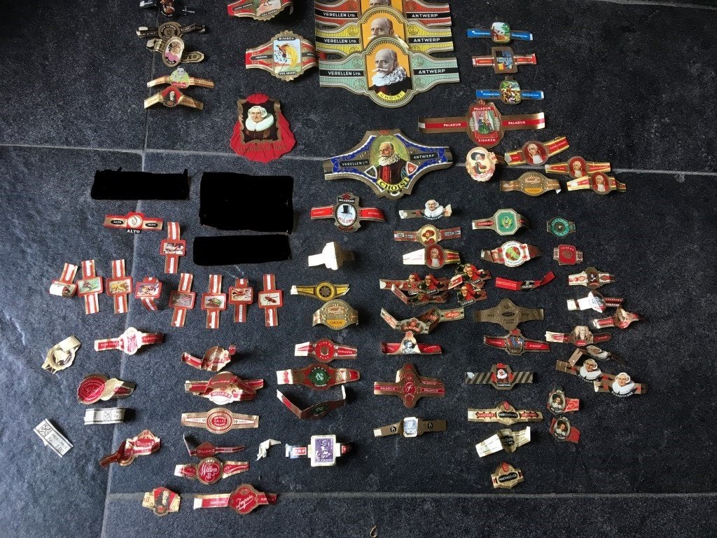 bandes de cigares Willem II, Balmoral, Washington, Mercator, Collections, Articles de fumeurs, Briquets & Boîtes d'allumettes