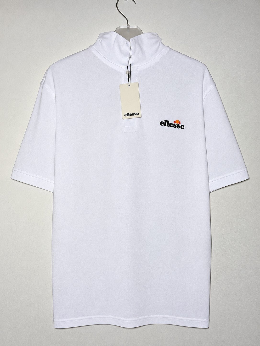 Polo Ellesse blanc col zippé – Taille M – Neuf avec étiquett, Kleding | Heren, Maat 48/50 (M), Wit, Nieuw, Ellesse