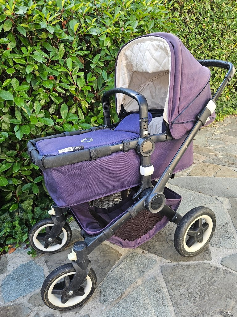 Bugaboo Buffalo complete set blauw (baby + peuter), Ophalen, Gebruikt, Overige merken, Zonnekap