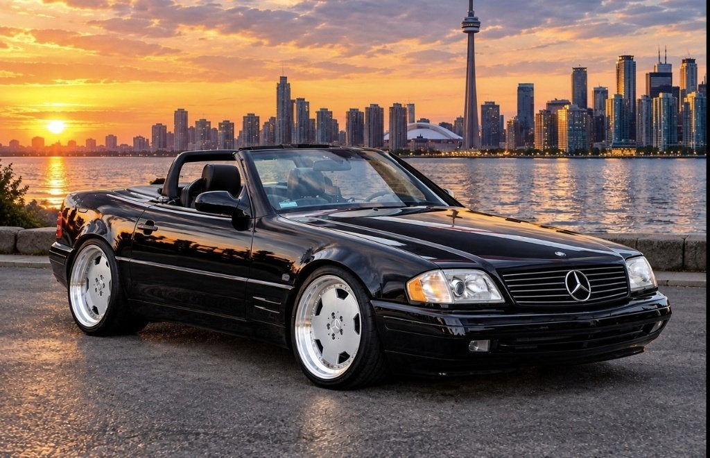 Mercedes Benz SL280 van 1999 facelift model R129, Autos, Cuir, Achat, Entreprise, Noir