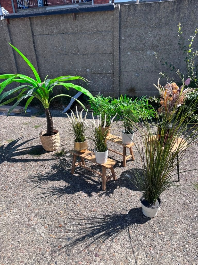 Kunstplanten, Vert, Plante artificielle, Comme neuf, Plastique