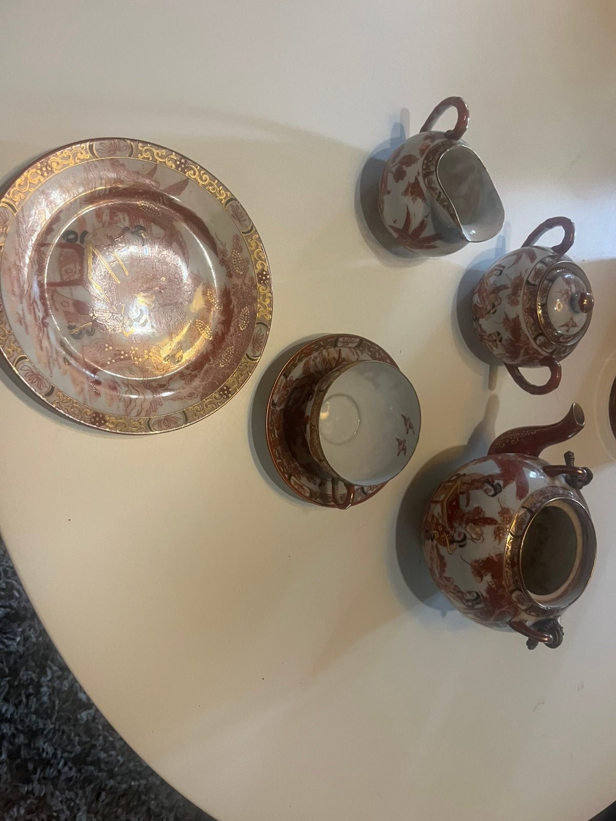 Chinees thee servies 12 stuks, Antiek en Kunst, Antiek | Servies compleet, Ophalen