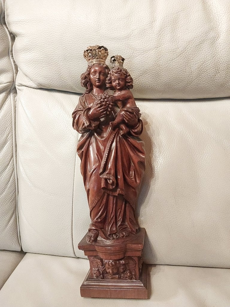 Belle ancienne statue de saints en bois, Antiquités & Art, Enlèvement