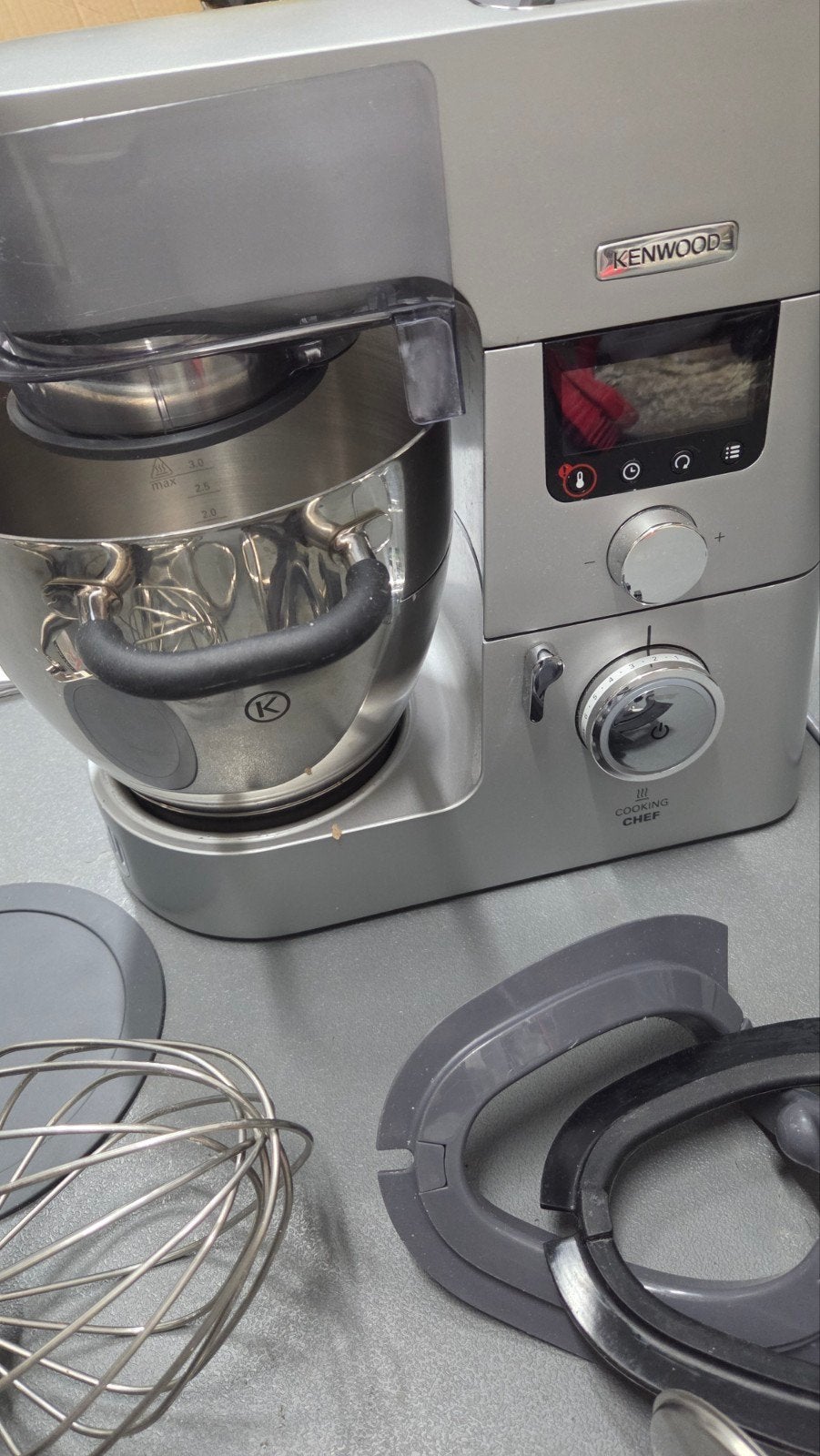 Robot cuiseur KENWOOD Cooking Chef Gourmet KCC90, 4 litres ou plus, Enlèvement, Comme neuf, 3 vitesses ou plus