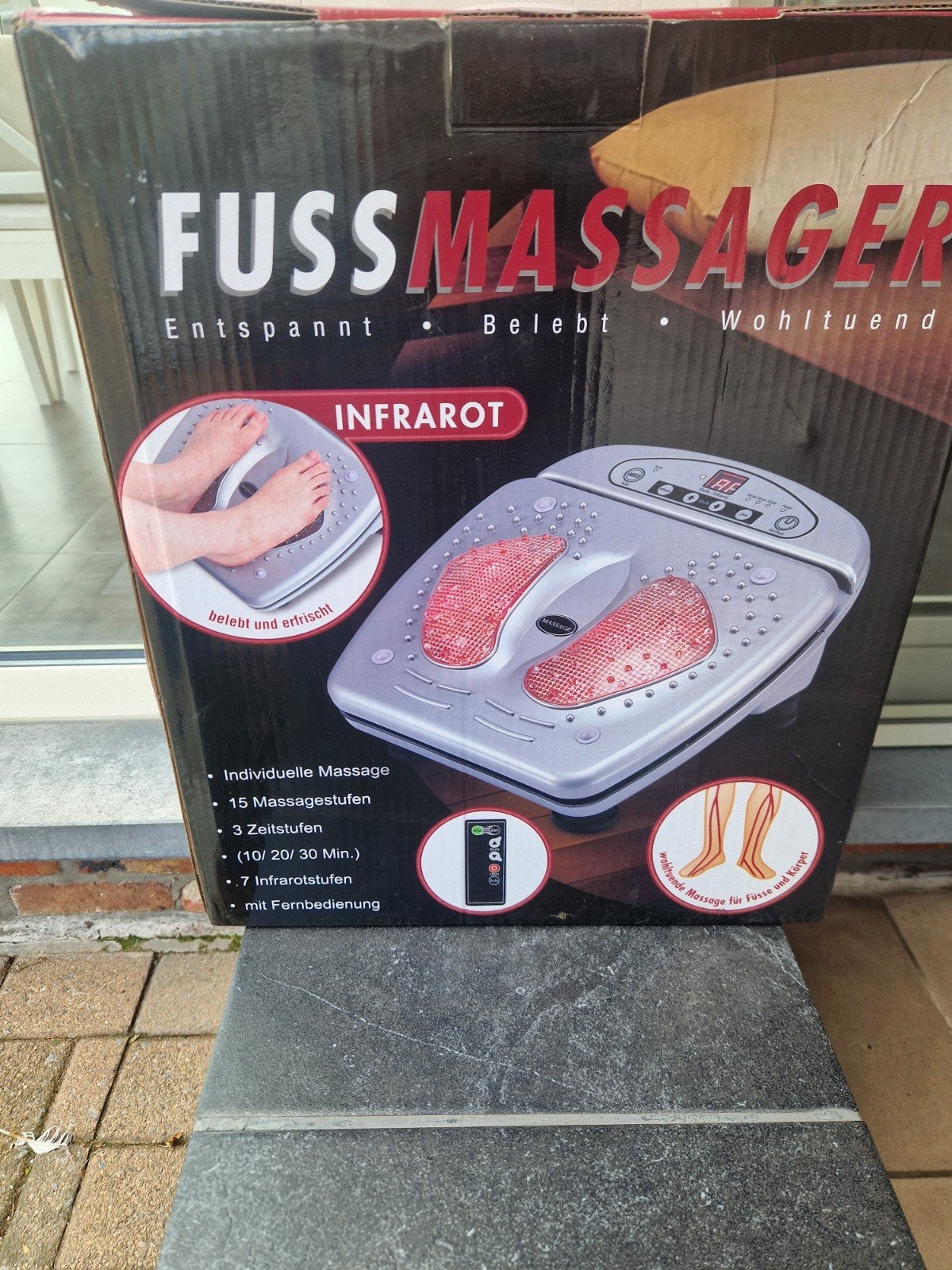 Voet massage machine., Ophalen