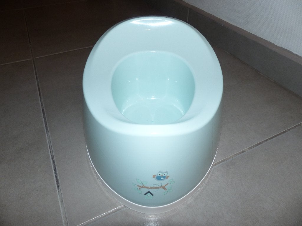Lichtblauw plaspotje Bebe Jou - prima en nette staat, Kinderen en Baby's, Badjes en Verzorging, Ophalen of Verzenden, Zo goed als nieuw