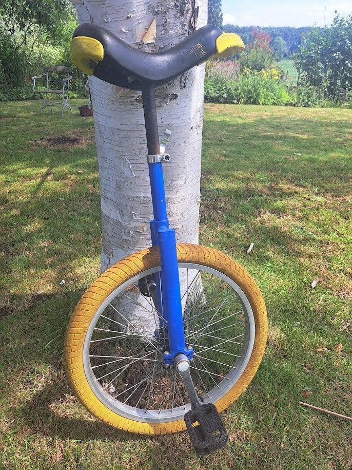 eenwieler QU-AX luxus monocycle 16, Ophalen, Zo goed als nieuw