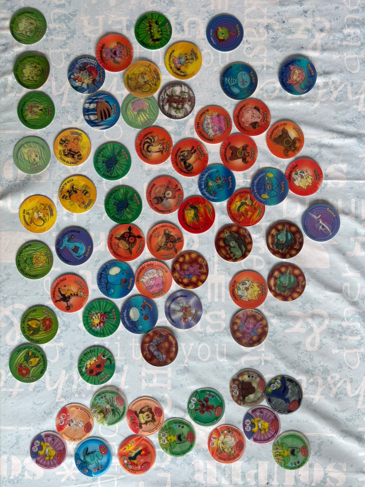 Lot 65-tal Pokémon flippos, Collections, Enlèvement ou Envoi, Flippos en vrac