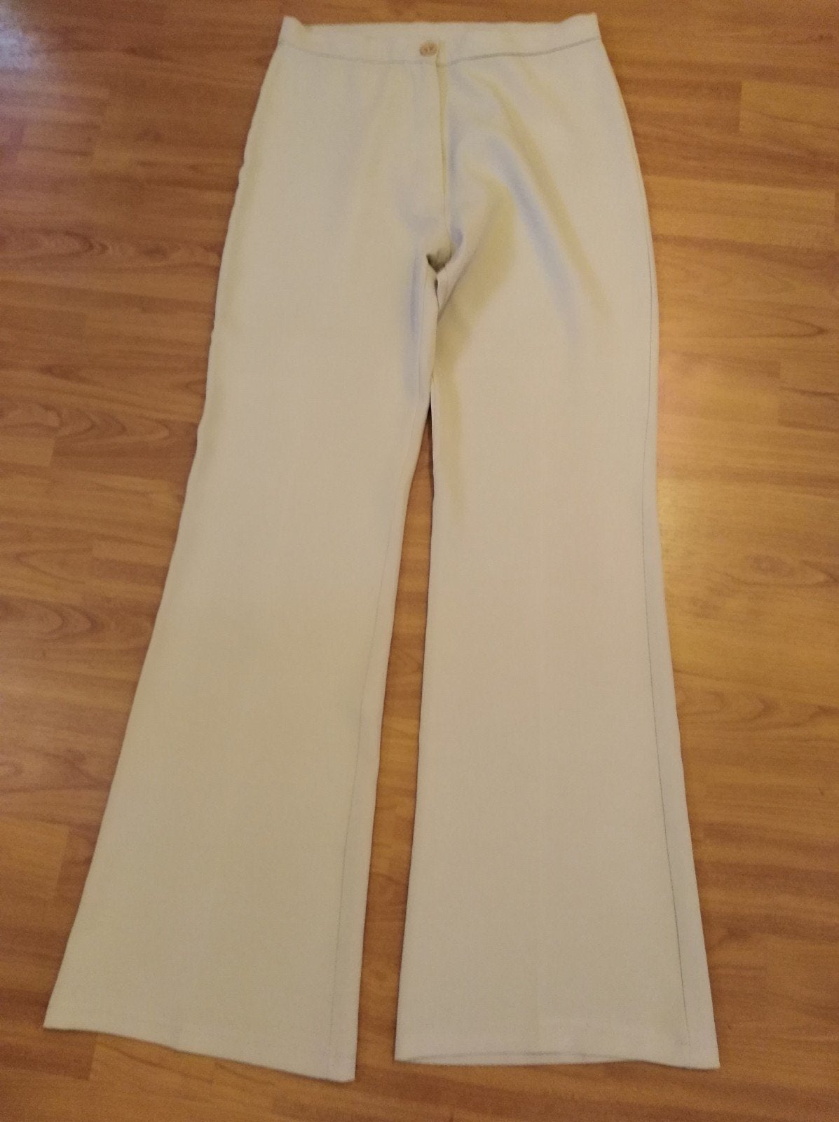 Beige geklede broek mt 36, Beige, Ophalen of Verzenden, Zo goed als nieuw, Maat 36 (S)