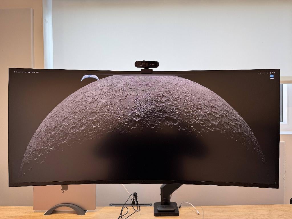 LG 40WP95X-W / 40 inch UltraWide 5K2K IPS-monitor, Computers en Software, Monitoren, Ophalen, IPS, Zo goed als nieuw, Ingebouwde speakers