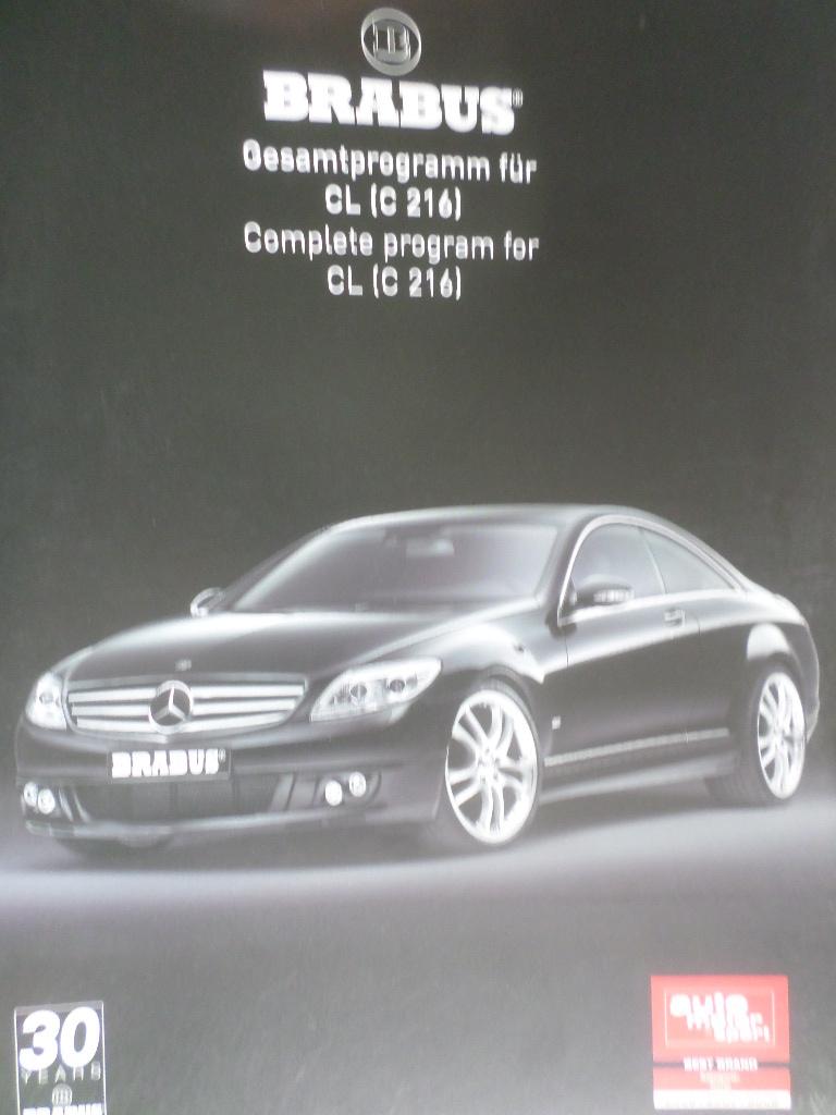 Mercedes Brabus CL 2008 Brochure, Ophalen of Verzenden, Mercedes