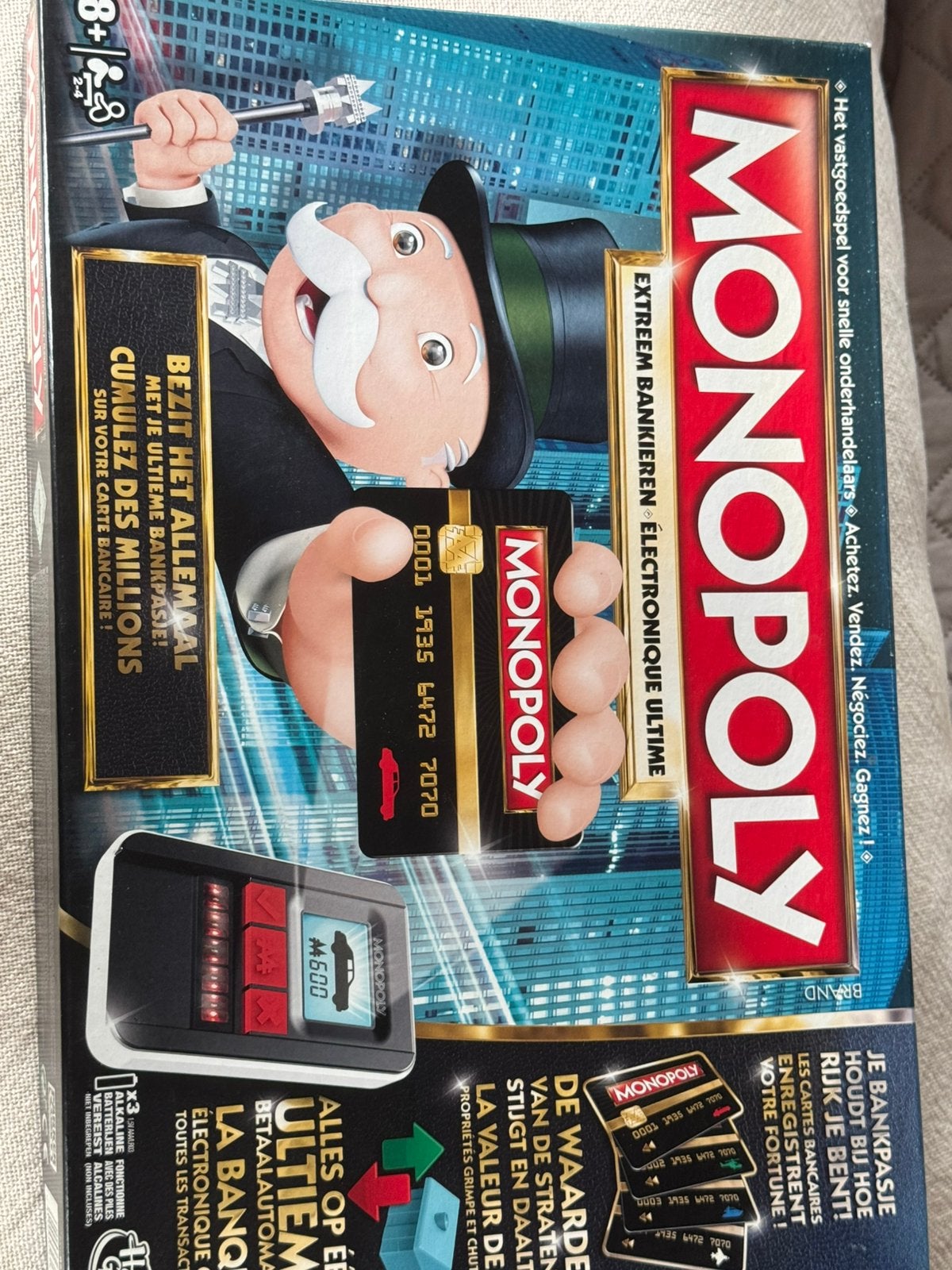 Monopoly extreem bankieren, Hobby en Vrije tijd, Een of twee spelers, Ophalen of Verzenden, Zo goed als nieuw