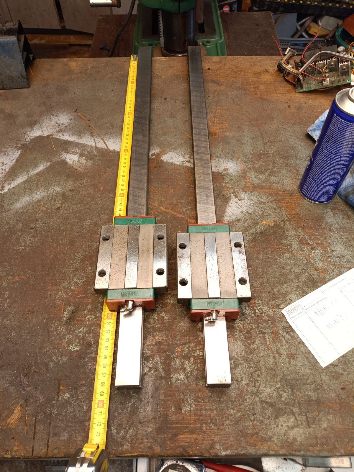 EUROPESE Hiwin lineaire geleiding 700mm LGW30 INDUSTRIE REEK, Bricolage & Construction, Enlèvement ou Envoi, Neuf
