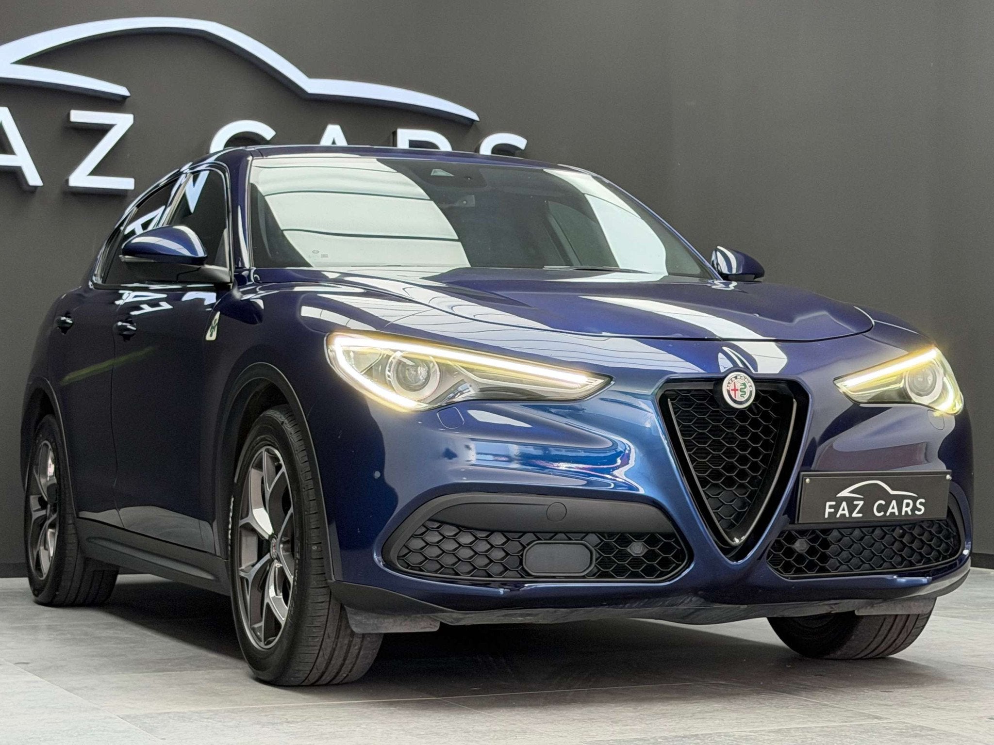 Alfa Romeo Stelvio 2.2 JTD * XENON + CUIR + GPS + GARANTIE *, Auto's, Alfa Romeo, Automaat, 4 cilinders, Blauw, Leder