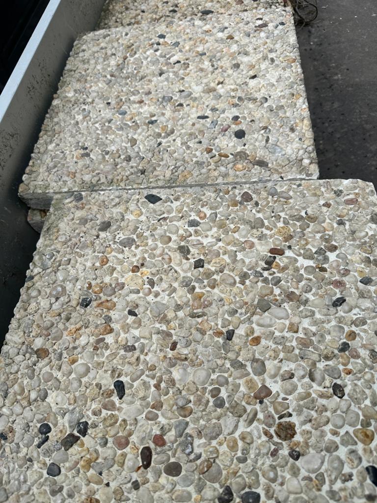 Gratis tegels 40x40 - 27 stuks, Tuin en Terras, Tegels en Klinkers, Ophalen, Gebruikt, Minder dan 5 m², Beton