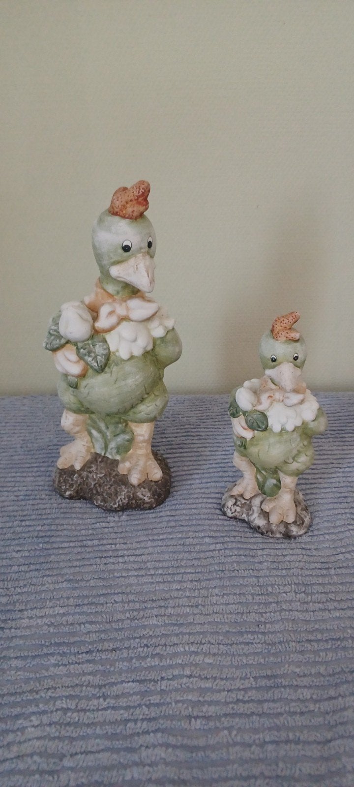2 beeldjes paasdecoratie, Verzamelen, Ophalen of Verzenden