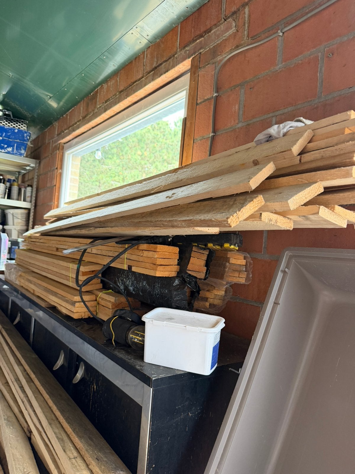 Houten plank van 1m tot 1,5m. (+\~ 150 stuks), Bricolage & Construction, Bois & Planches, Enlèvement, Comme neuf, Planche