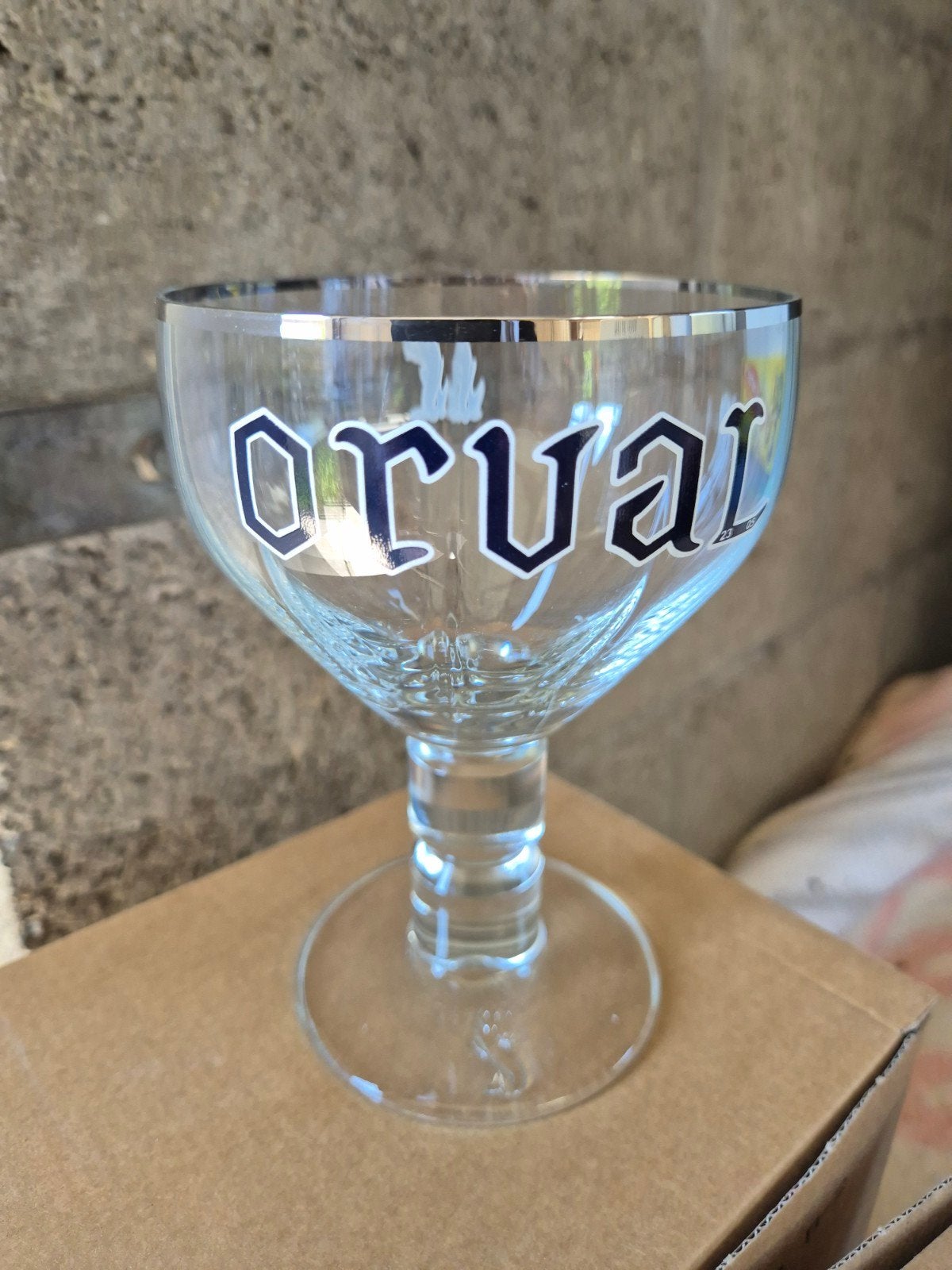 Verre Orval 33 cl, Collections, Enlèvement ou Envoi