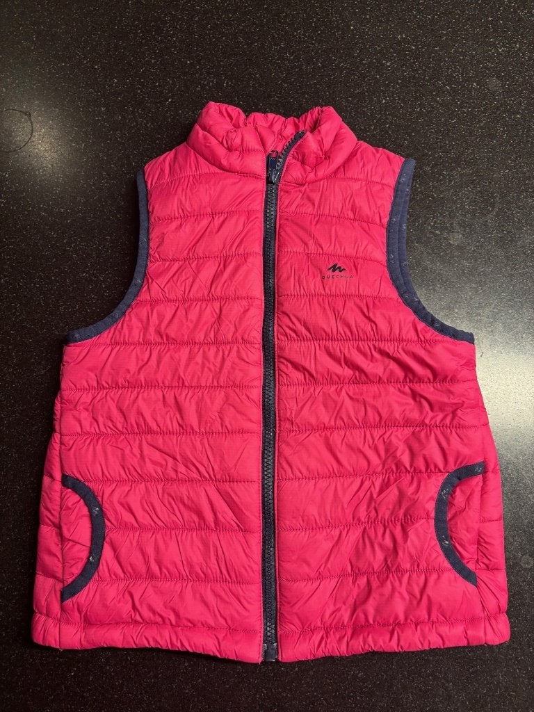 Bodywarmer Decathlon, Kinderen en Baby's, Kinderkleding | Maat 110, Gebruikt, Meisje, Ophalen of Verzenden, DECATHLON.