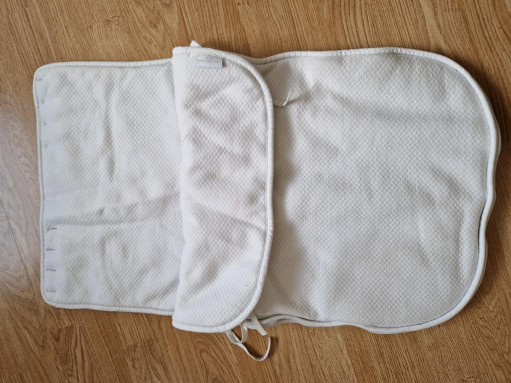 Voetenzak wit, Ophalen