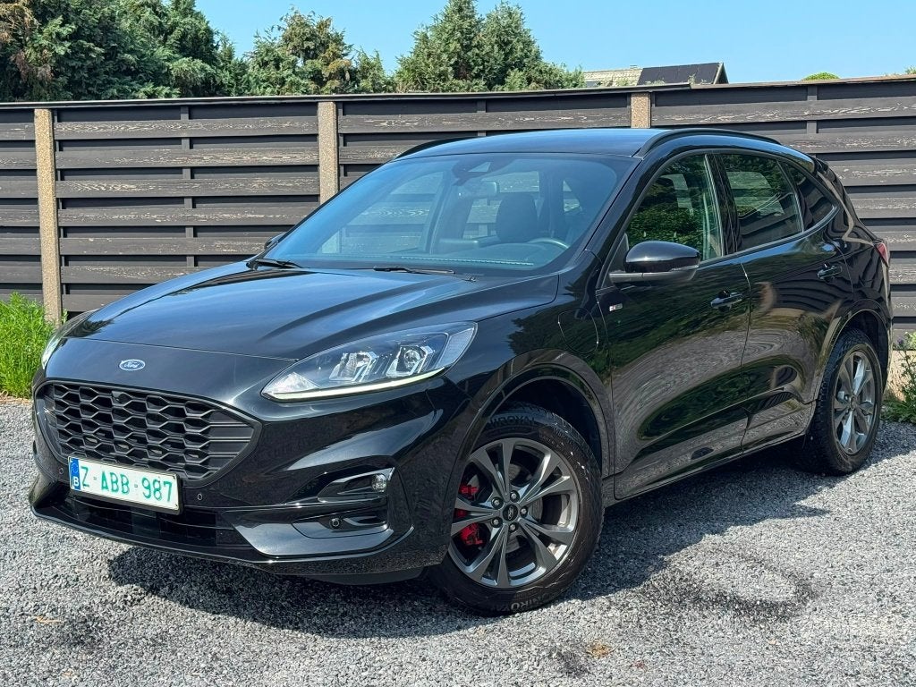 Ford Kuga 2.5i HYBRID bj2022 85000km's ST-LINE/AUTOMAAT, Auto's, Ford, Automaat, Euro 6, Zwart, Bedrijf