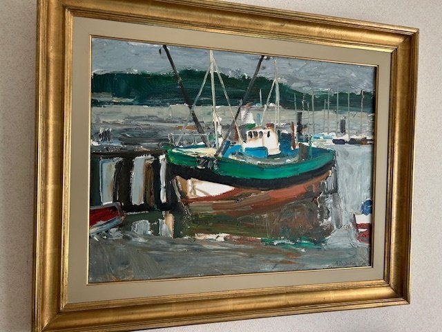 schilderij A. De Deken, Ophalen of Verzenden