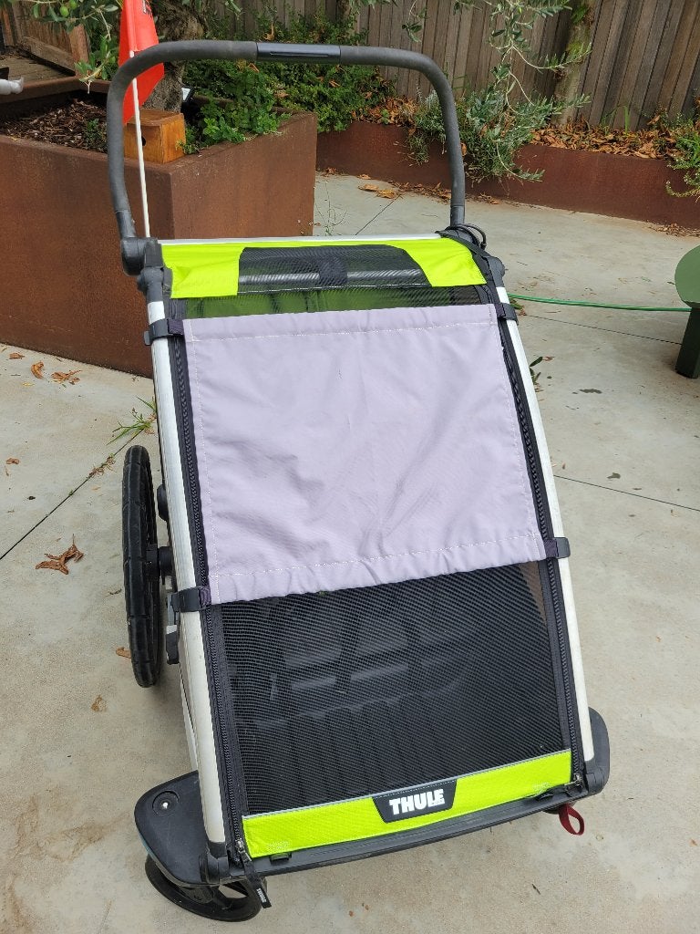 Fietskar Thule CAB 2 in heel goede staat + accessoires, Ophalen, Gebruikt, Vering, 60 tot 80 kg