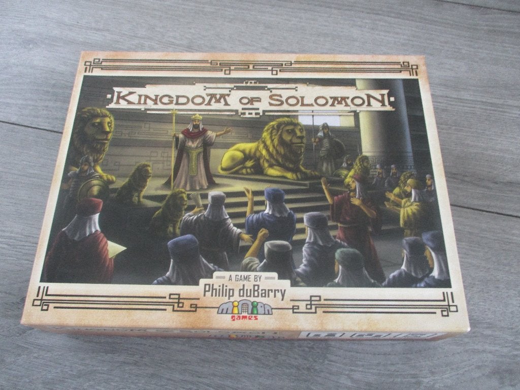 bordspel van minion games  Kingdom of Solomon, Een of twee spelers, Ophalen of Verzenden, Nieuw