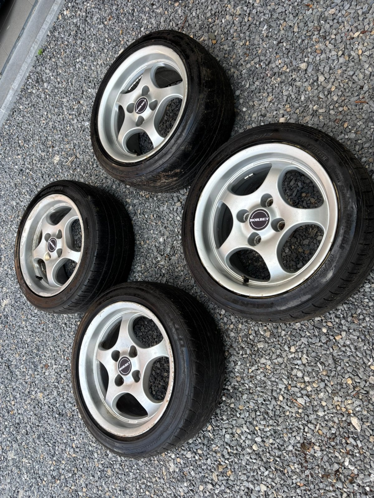 Borbet T 4x100 14" velgen, Auto-onderdelen, Banden en Velgen, Ophalen, 14 inch, Gebruikt, Banden en Velgen