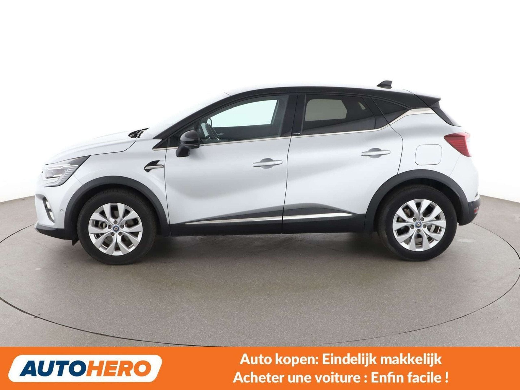 Renault Captur 1.6 Hybrid E-Tech Intens (automatique), Autos, Cuir, Argent ou Gris, Achat, Euro 6