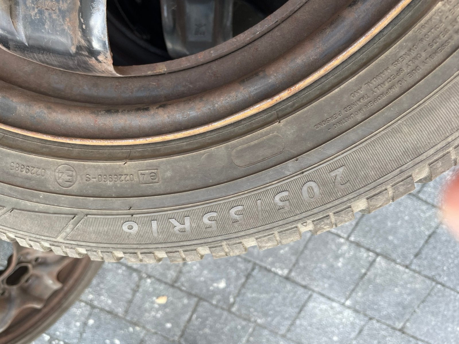 Winterbanden, Ophalen, Gebruikt, 16 inch, Banden en Velgen