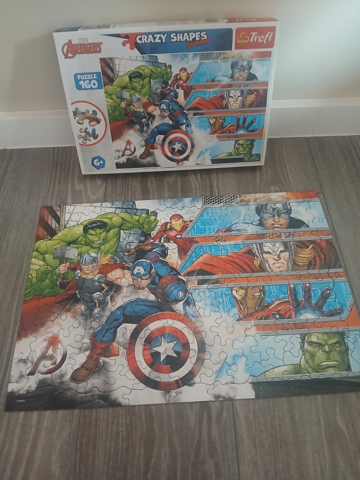 Crazy chapes puzzel avangers, Enlèvement