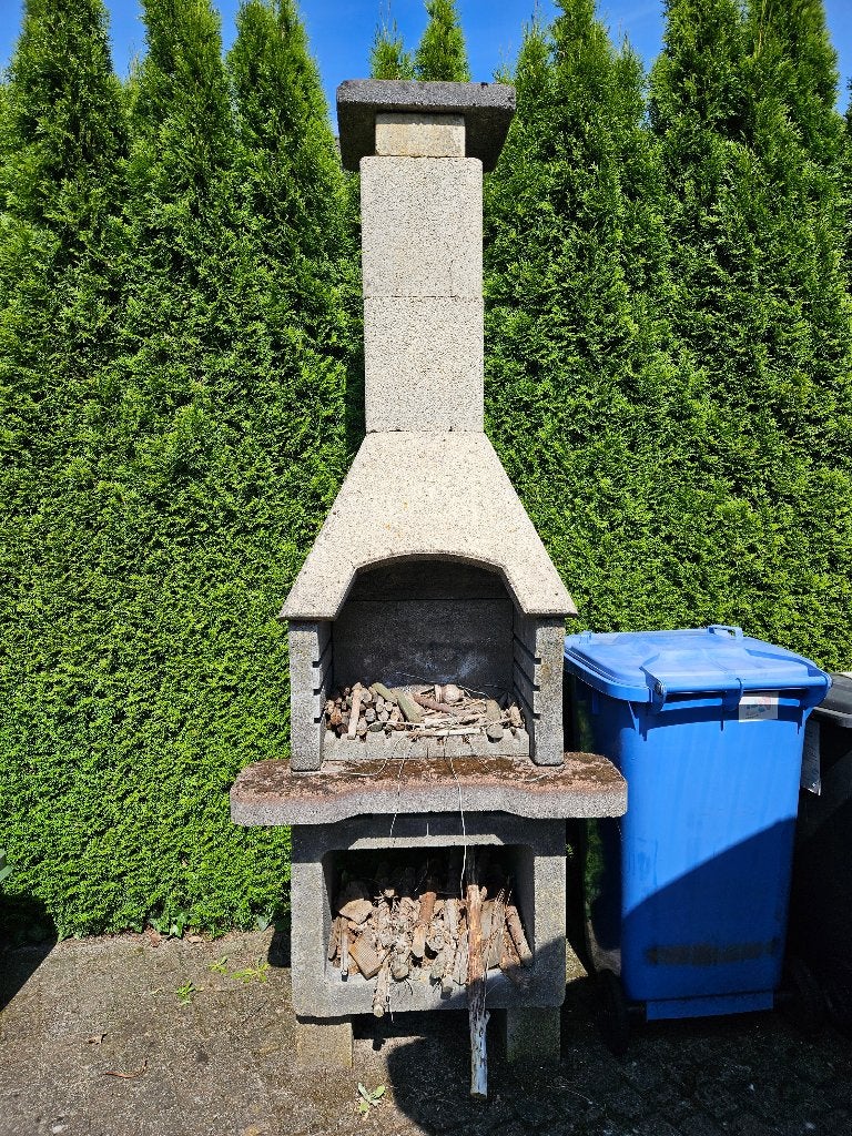 Barbecue beton, Ophalen, Gebruikt