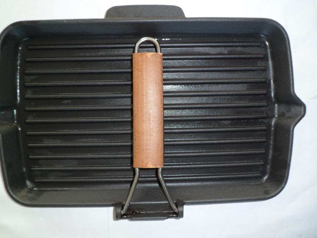 Poêle à griller Fontignac, 34x21cm+revêtement antiadhésif, Maison & Meubles, Cuisine | Casseroles & Poêles, Comme neuf, Fonte