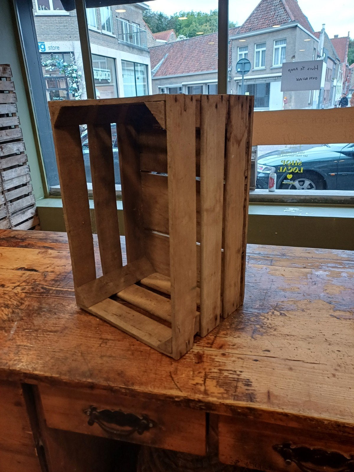 oude fruitkisten, Enlèvement, Utilisé