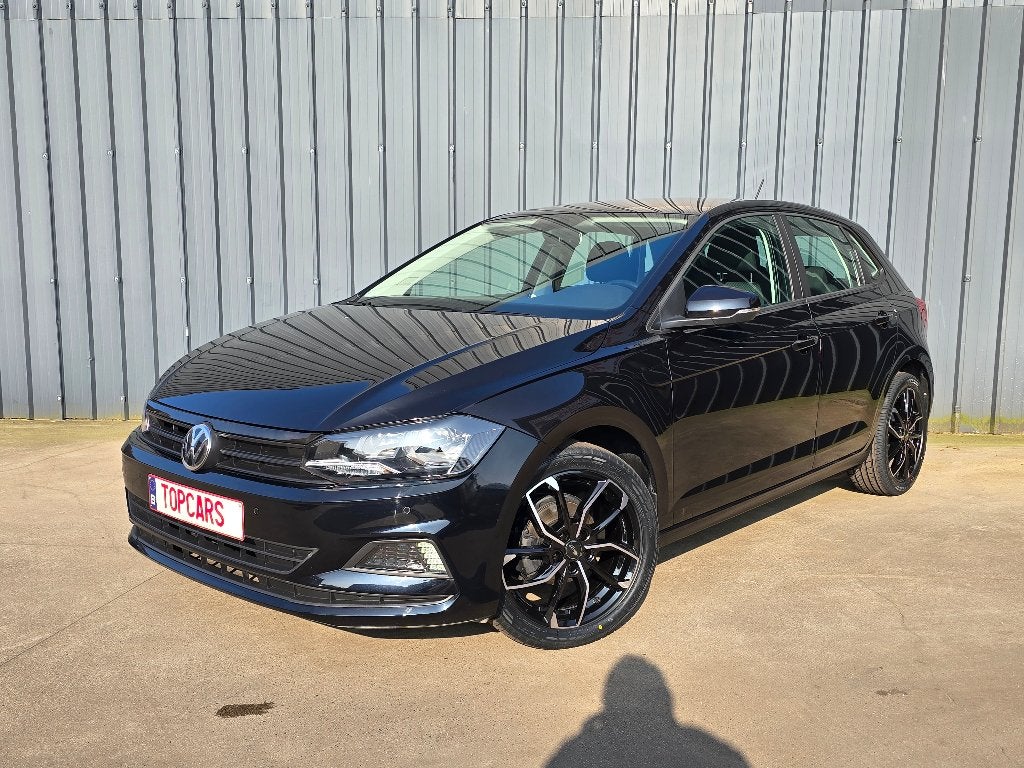✔VW POLO 1.0MPI 2019 Euro6❕ met app-connect, airco,..., Voorwielaandrijving, Stof, Zwart, 5 deurs