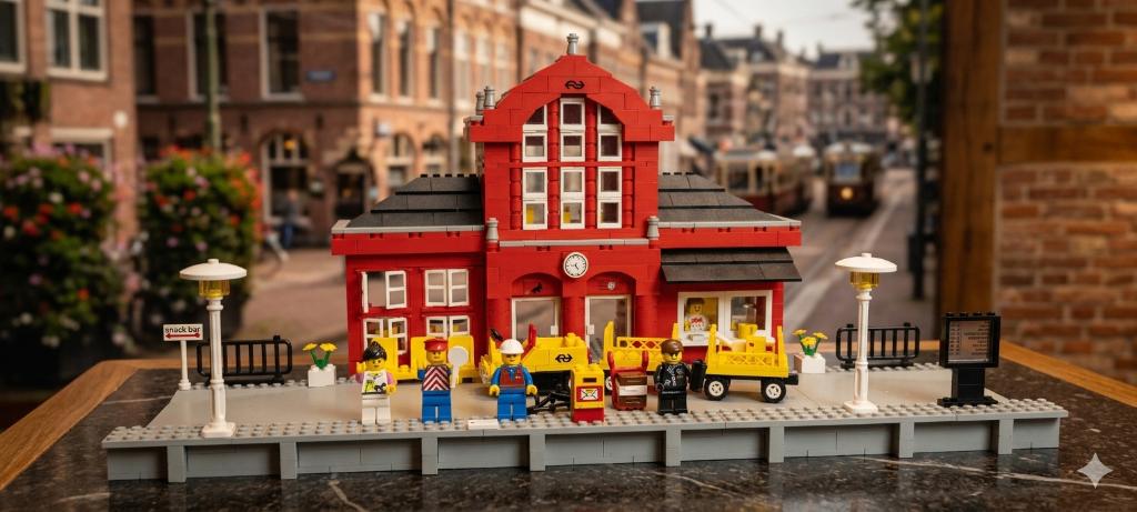 Lego 2150 train station, City, Lego, Ophalen of Verzenden, Zo goed als nieuw