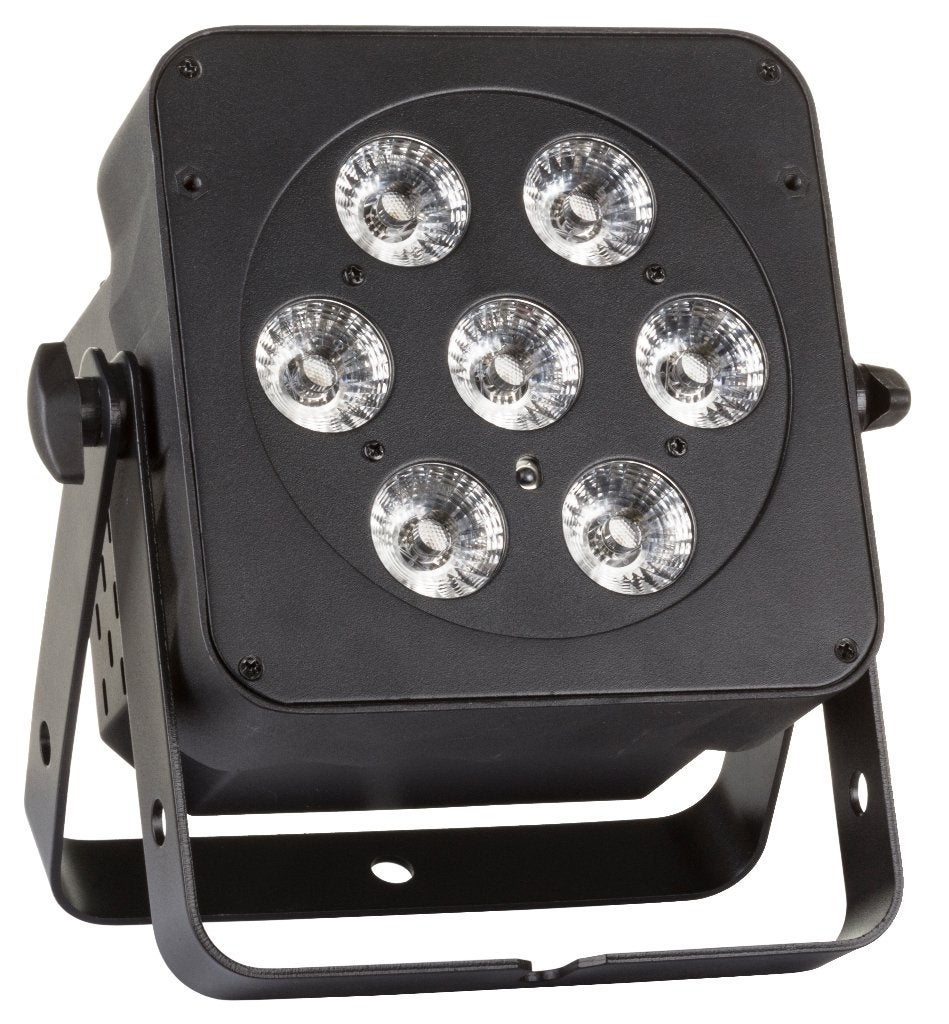 4x LED Plano 7 FC Black uplighters + tas en kabels – €375, Muziek en Instrumenten, Ophalen, Zo goed als nieuw, Licht, Geluidgestuurd