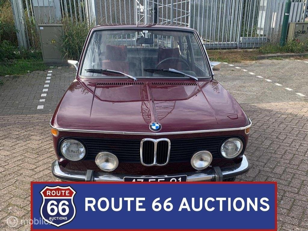 BMW 2002 tii Touring | 1974 | Route 66 Auctions, Zwart, Bedrijf, Handgeschakeld, Overige carrosserie