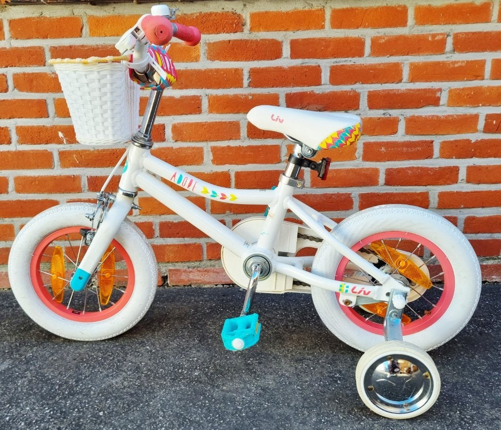meisjesfiets 12,5 inch, Frein à rétropédalage, Comme neuf, Enlèvement, 14 pouces ou moins