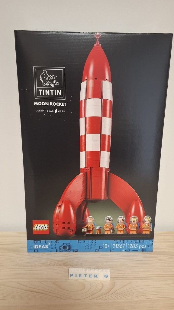 21367 - Lego Kuifje Tintin Maanraket - Nieuw & Sealed, Nieuw, Ophalen of Verzenden, Ideas, Complete set