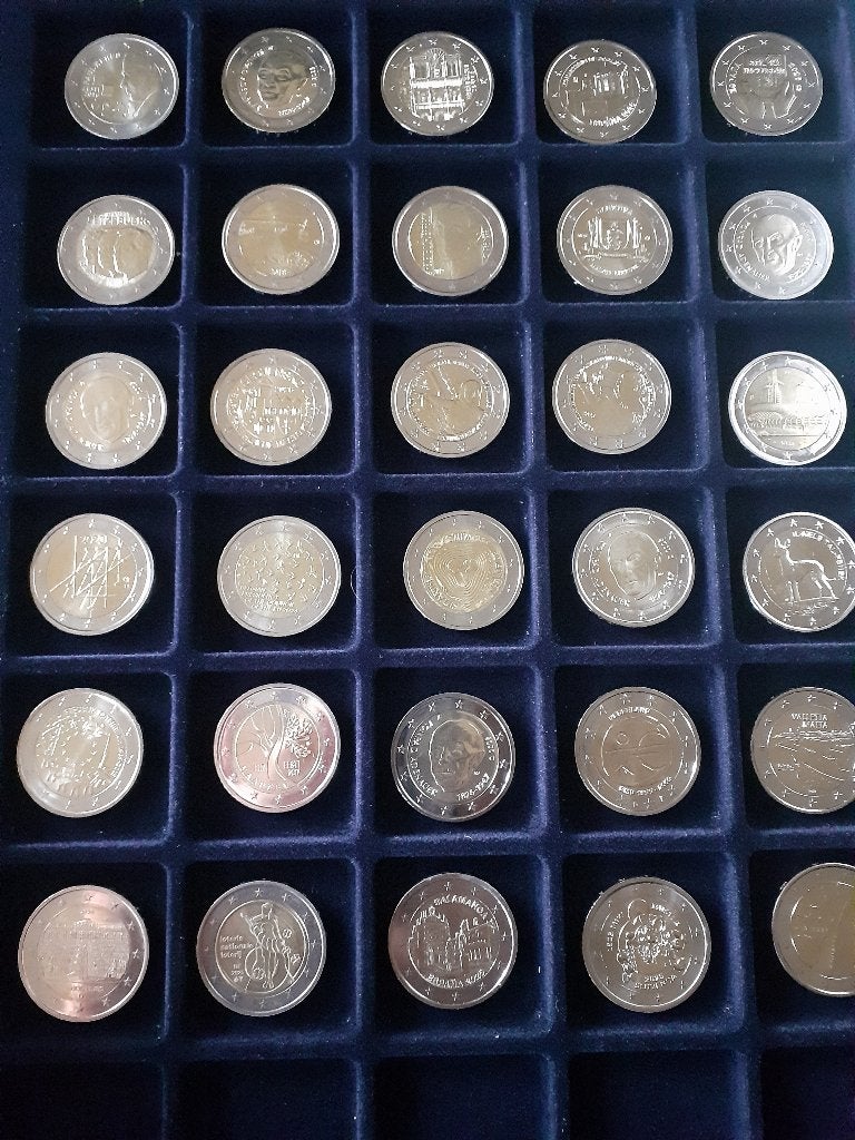 30 Herdenkingsmunten (zie details hieronder), Postzegels en Munten, Ophalen of Verzenden, Overige landen, Overige waardes, Setje