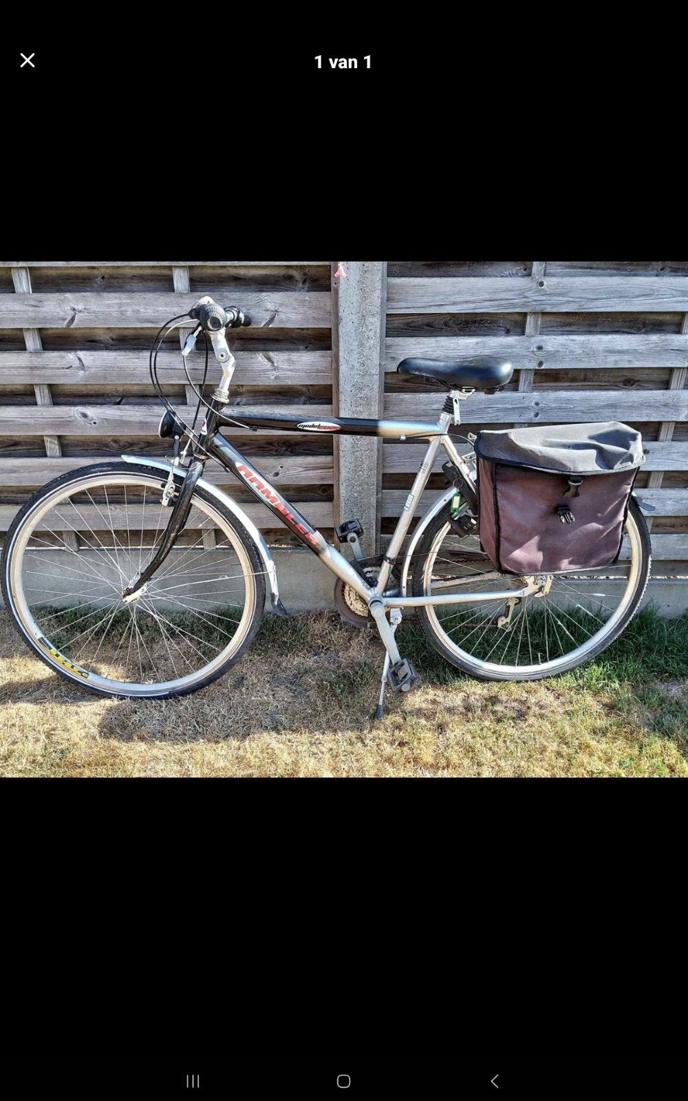 Herenfiets, Ophalen