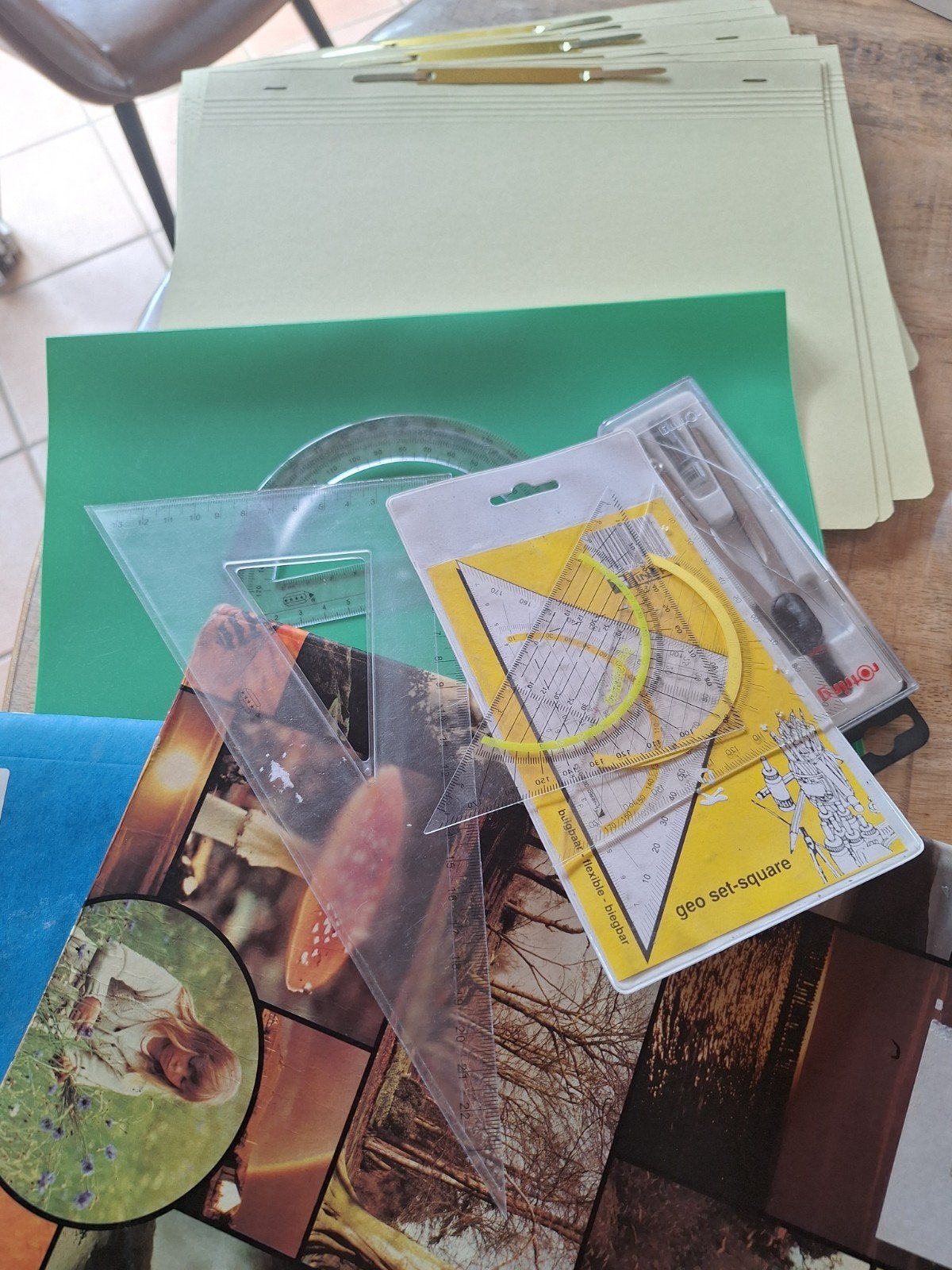 gratis schoolmateriaal, Ophalen, Gebruikt