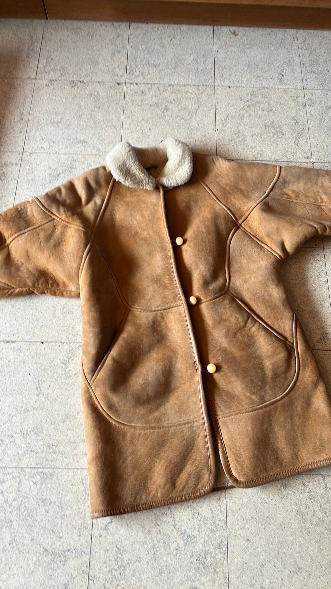 Veste vintage en cuir d'agneau pour femme, Vêtements | Femmes, Enlèvement ou Envoi, Porté, Beige