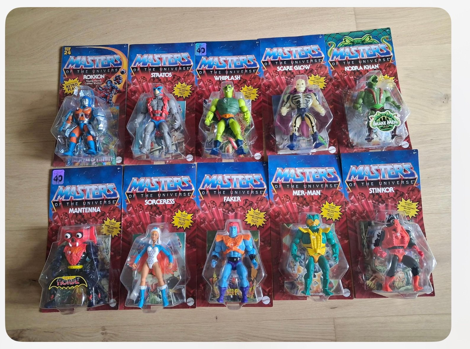 Lot de la collection Motu Masters of the universe origins, Enlèvement, Neuf