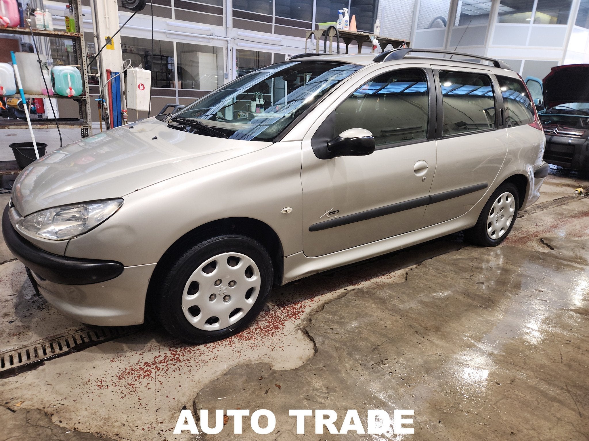 Peugeot 206 1.6 Diesel | Airco | 1 jaar garantie | keuring, Argent ou Gris, 50 kW, Entreprise, Boîte manuelle
