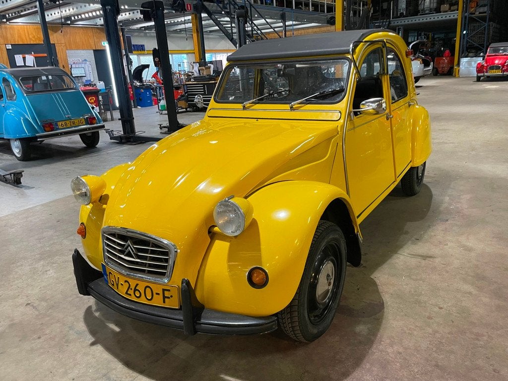 Citroen 2 CV 6, Auto's, 4 deurs, 602 cc, Citroën, Geel