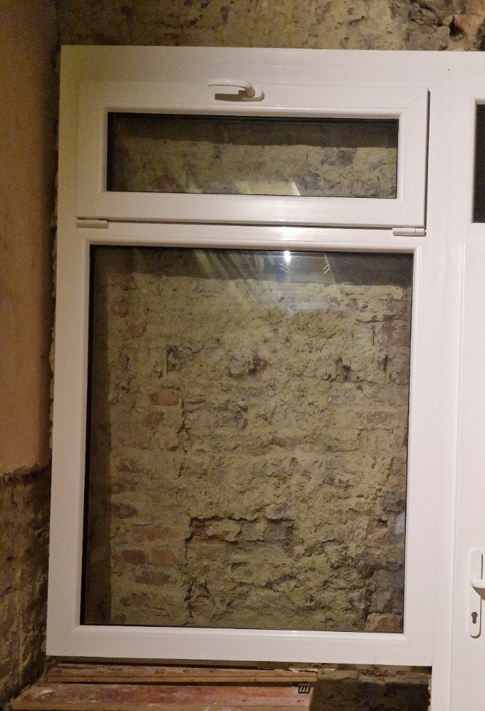 Fenêtre Kommerling PVC blanc, Double vitrage, 160 cm ou plus, Comme neuf, Fenêtre de façade ou Vitre